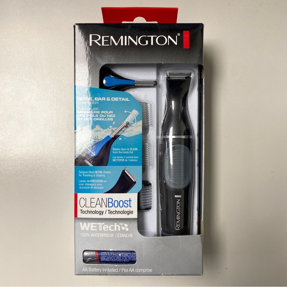 Remington Nose, Ear and detail trimmer. Battery included. NE3875. New.